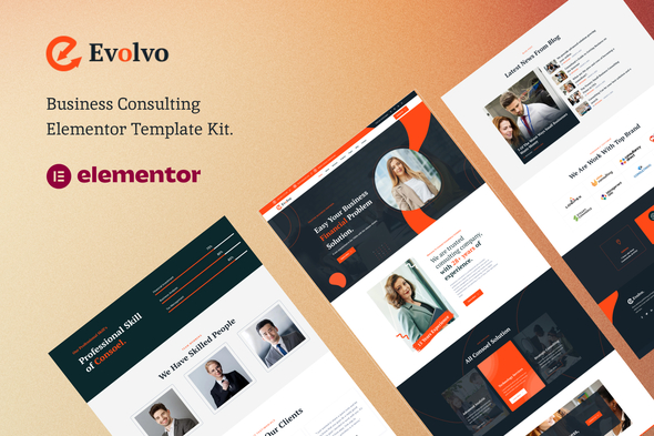 Evolvo - Business Consulting Elementor Template Kit Evolvo - Business Consulting Elementor Template Kit