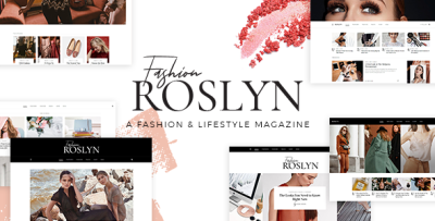 Roslyn - Blogger & Fashion Magazine WordPress Theme