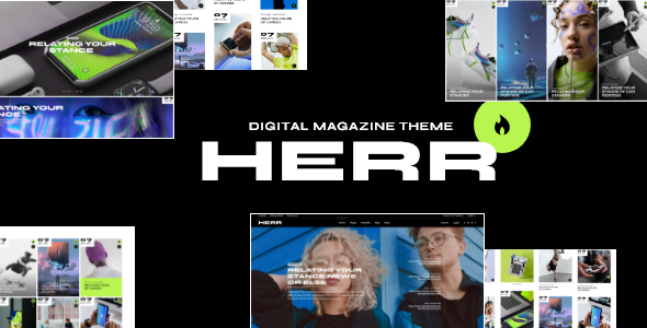 Herr - Digital Magazine WordPress Theme Herr - Digital Magazine WordPress Theme