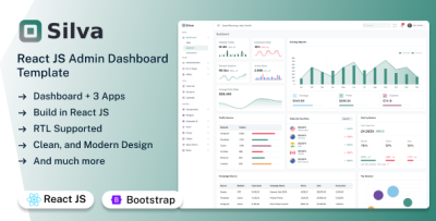 Silva - React Admin & Dashboard Template