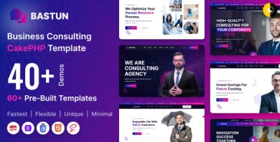 Bastun – CakePHP Multipurpose Business Consulting Template