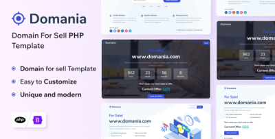 Domania - Domain For Sell PHP Template