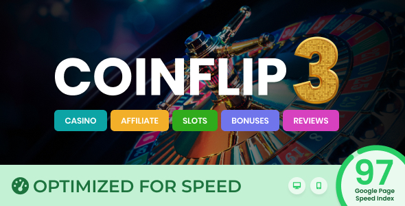Coinflip - Casino Affiliate & Gambling WordPress Theme Coinflip - Casino Affiliate & Gambling WordPress Theme