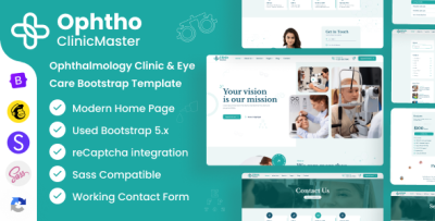 ClinicMaster - Ophthalmology & Eye Care Bootstrap Template