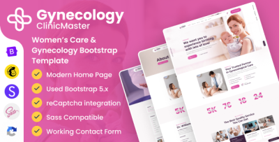 ClinicMaster - Gynecology & Women's Health Bootstrap Template