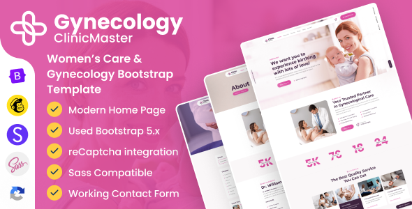 ClinicMaster - Gynecology & Women's Health Bootstrap Template ClinicMaster - Gynecology & Women's Health Bootstrap Template