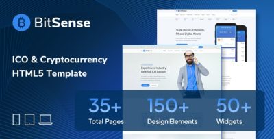 BitSense – ICO & Cryptocurrency HTML5 Template