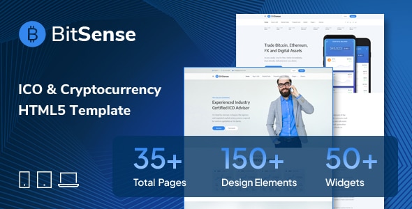 BitSense – ICO & Cryptocurrency HTML5 Template BitSense – ICO & Cryptocurrency HTML5 Template