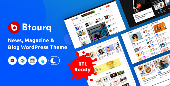 Btourq - WordPress News Magazine Theme Btourq - WordPress News Magazine Theme