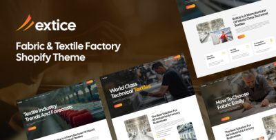 Ap Extice - Fabric & Textile Factory Shopify Theme