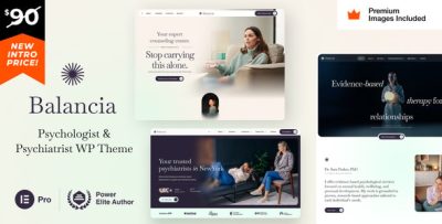Balancia - Psychologist & Counseling WordPress Theme