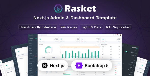 Rasket - Next.js 16 Admin Dashboard Template Rasket - Next.js 16 Admin Dashboard Template