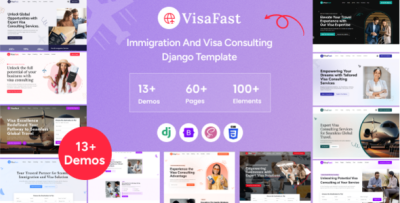 Visafast - Django Immigration and Visa Consulting Template