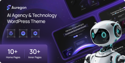 Auregon - AI Agency & Technology WordPress Theme