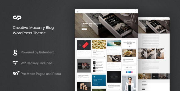ClaPat - Creative Masonry Blog WordPress Theme ClaPat - Creative Masonry Blog WordPress Theme