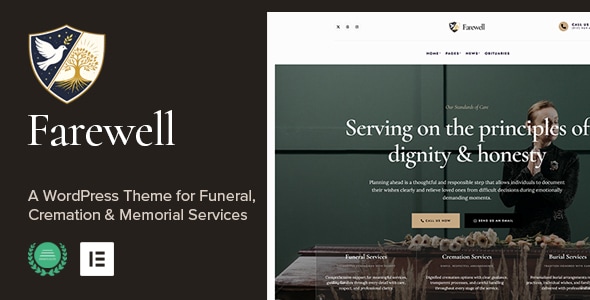 Farewell - Funeral & Memorial Services WordPress Theme Farewell - Funeral & Memorial Services WordPress Theme