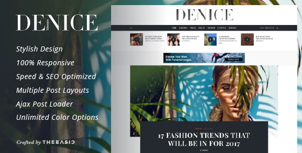 Denice - A Responsive WordPress Blog Theme Denice - A Responsive WordPress Blog Theme