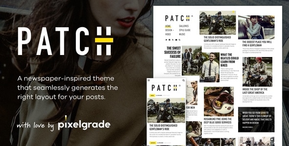Patch - Unconventional Newspaper-Like Blog Theme Patch - Unconventional Newspaper-Like Blog Theme