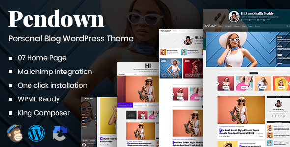Pendown - Newspaper & Personal WordPress Blog Pendown - Newspaper & Personal WordPress Blog