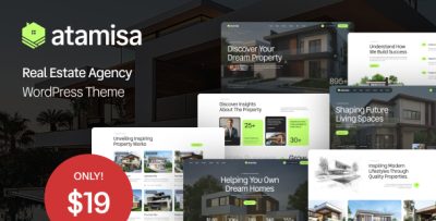 Atamisa – Real Estate Agency WordPress Theme