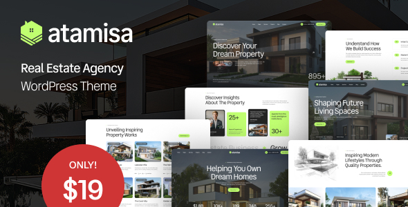 Atamisa – Real Estate Agency WordPress Theme Atamisa – Real Estate Agency WordPress Theme