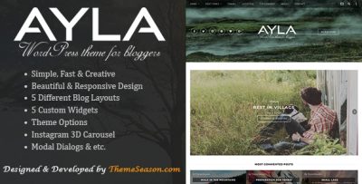 Ayla - Responsive WordPress Blog Theme