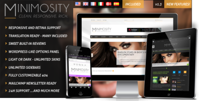 Minimosity - Magazine, Reviews and News WP Theme