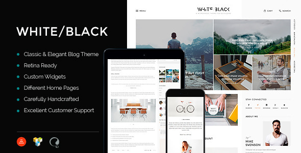 WhiteBlack - A Responsive WordPress Blog Theme WhiteBlack - A Responsive WordPress Blog Theme
