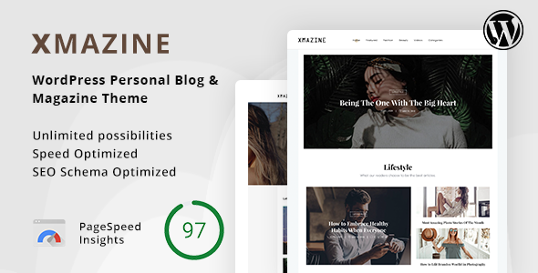 Xmazine - WordPress Personal Blog & Magazine Theme Xmazine - WordPress Personal Blog & Magazine Theme