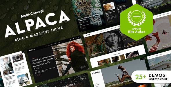 Alpaca - Blog & Magazine WordPress Theme Alpaca - Blog & Magazine WordPress Theme