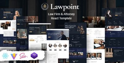 Lawpoint - Attorney Lawyer React Template