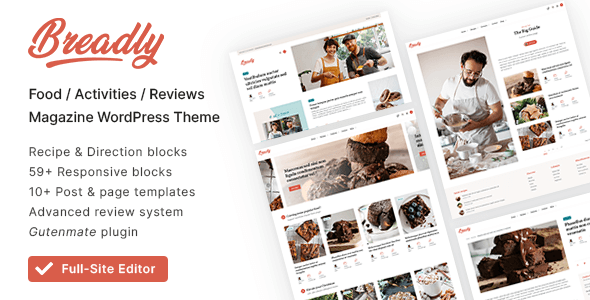Breadly - Adsense Optimized Minimal Blog WordPress Block Theme with WooCommerce support Breadly - Adsense Optimized Minimal Blog WordPress Block Theme with WooCommerce support