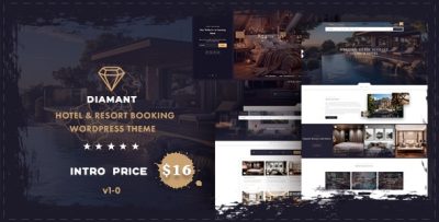 Diamant - Hotel & Resort Booking WordPress Theme