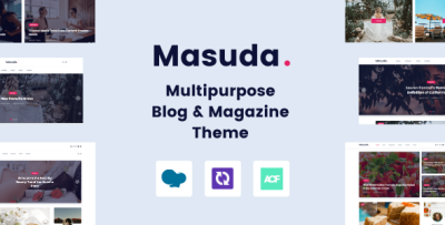 Masuda - Multipurpose Blog & Magazine WordPress Theme