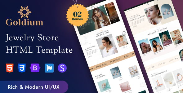 Goldium - Jewelry Store HTML Template Goldium - Jewelry Store HTML Template