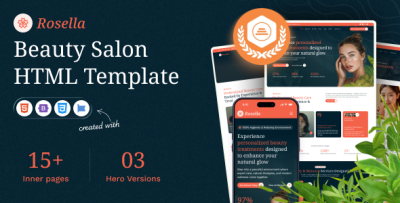 Rosella - Beauty Salon HTML Template