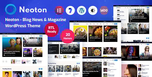Neoton - News Magazine WordPress Theme Neoton - News Magazine WordPress Theme