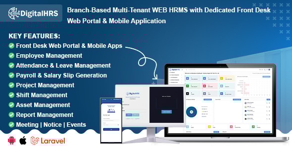 Digital HRS - Branch-Based Multi-Tenant WEB HRMS with Dedicated Front Desk Web Portal & Mobile Appli Digital HRS - Branch-Based Multi-Tenant WEB HRMS with Dedicated Front Desk Web Portal & Mobile Appli
