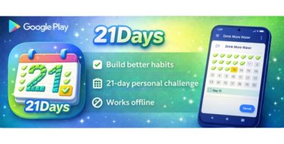 21 Days Challenge - Offline Habit Tracker App (Kotlin | MVVM | AdMob)