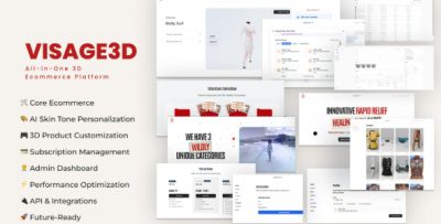 3D Product Customization - Full Ecommerce Solution with Admin Dashboard