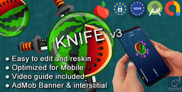 Knife (Admob + GDPR + Android Studio) Knife (Admob + GDPR + Android Studio)