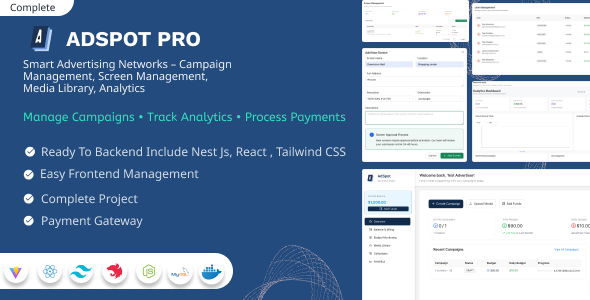 ADSPOT PRO Digital Signage Advertising Platform ADSPOT PRO Digital Signage Advertising Platform