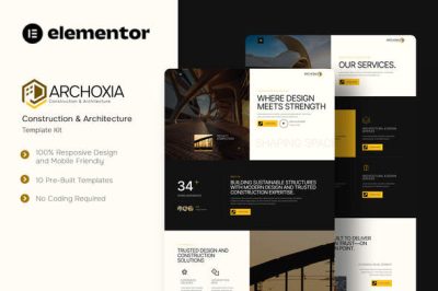 Archoxia - Construction & Architecture Elementor Template Kit