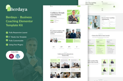 Berdaya -  Business Coaching Elementor Template Kit