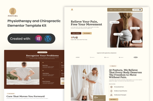Postura - Physiotherapy & Chiropractic Elementor Template Kit Postura - Physiotherapy & Chiropractic Elementor Template Kit