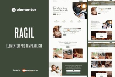 Ragil - Spa & Wellness Elementor Pro Template Kit
