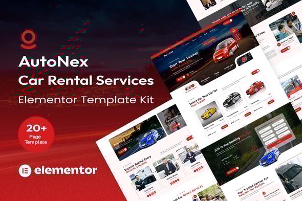 Autonex - Car Rental Elementor Template Kit Autonex - Car Rental Elementor Template Kit