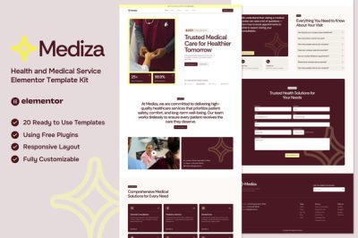 Mediza - Medical & Healthcare Elementor Template Kit