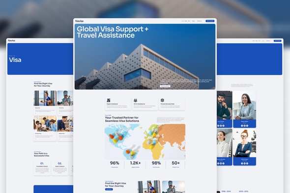 Navisa - Clean Modern Visa Agency Elementor Template Kit Navisa - Clean Modern Visa Agency Elementor Template Kit