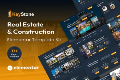 KeyStone - Real Estate & Construction Services Elementor Template Kit